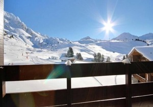 Divisible south studio, balcony with slope view, Belle Plagne in Belle Plagne