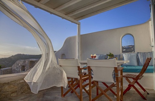 Tourlos Villa | Beautiful Mykonos Villa | Villa Ambrosia | 3 Bedrooms | Private Pool with View