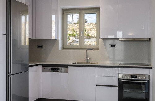 Kalafatis House | Cycladic Island Twin Villas over Kalafati Beach with Scenic views of Aegean Sea