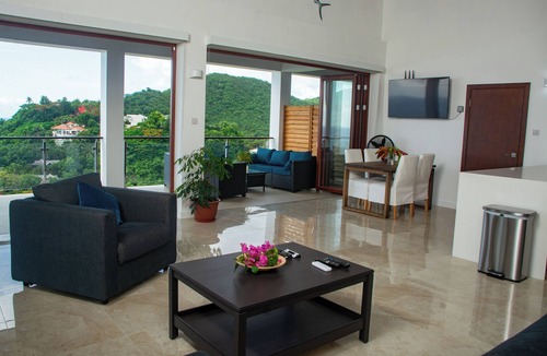 Marigot Bay Apartment | Dream Caribbean Sea Views in Marigot, Saint Lucia A wine lovers paradise