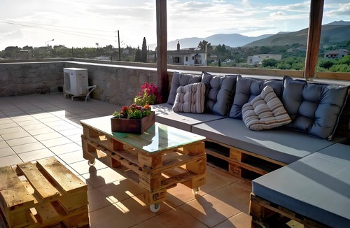 Lefktro Apartment | Lithino Villa 3 Maisonette with Mountain and Sea Views in Stoupa