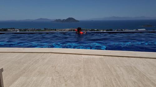 Bodrum eaSon Villa & House 350m2 Full Sea View with Private Infinity Pool in Bodrum City