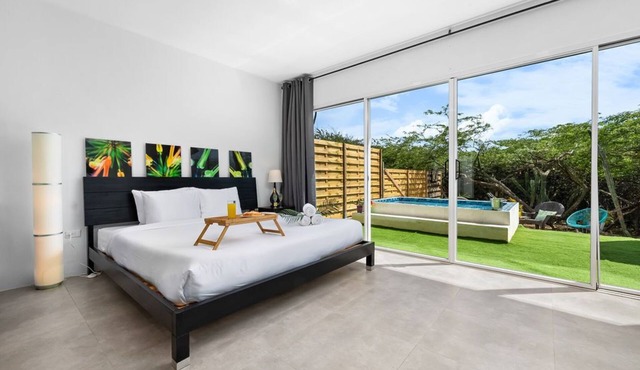 Brand New King Studio|Private Pool|5 Min to Beach in Noord