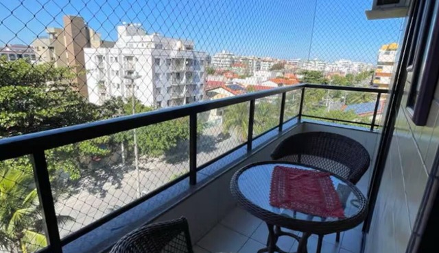 Cozy 2-bedroom apartment in charming Braga Cabo Frio with AC, WiFi in Braga Cabo Frio