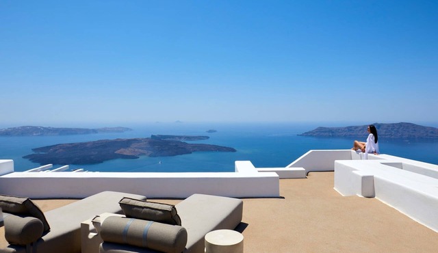 Divine Santorini Villa Heliades | Caldera Sea Views | Private Pool in Santorini