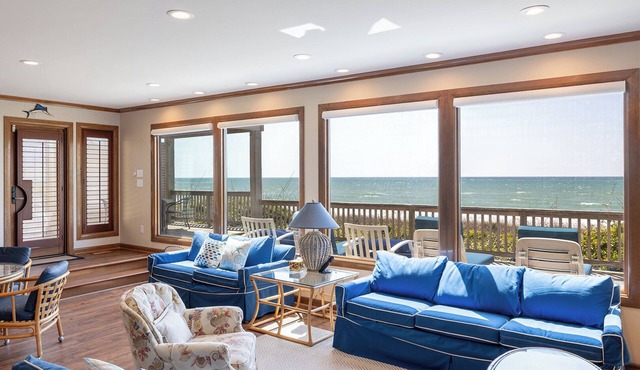 Dunewood - Oceanfront home with 4 Bedrooms, 4 Baths, Pine Knoll Shores in Pine Knoll Shores