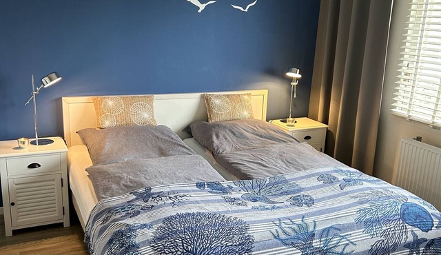 First floor apartment with south-facing terrace approx. 200 m to the beach in Callantsoog