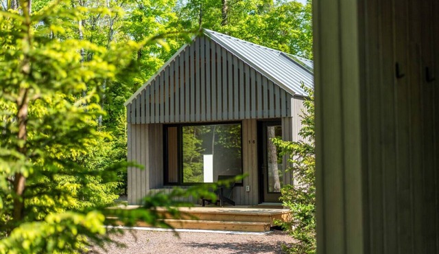 Forest Edge Escape at Dimensions | Cabin Sixteen | Breakfast Included in Algonquin Highlands