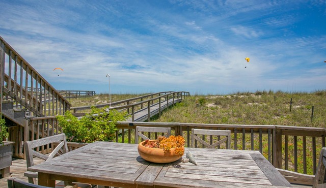 Freshly Renovated Beachfront First Floor Condo With Covered Deck in Fernandina Beach
