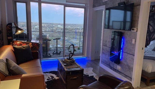 Jr. Penthouse Style DT Condo next Door to Bmo Center/Saddledome. Best balcony! in Calgary