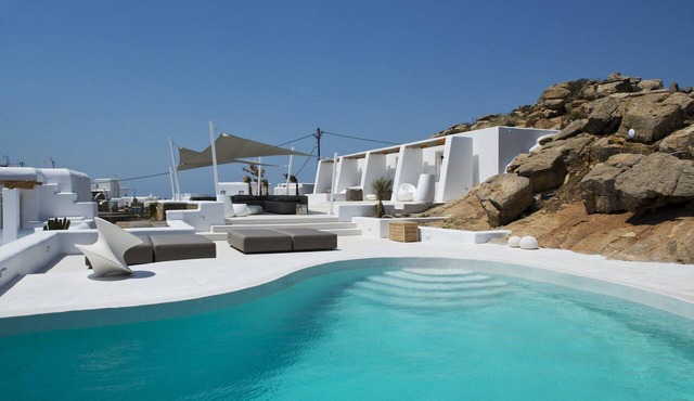 Luxury Tourlos Apartment | Amethyst Suite | 1 Bedroom | Stunning Sea Views in Mykonos