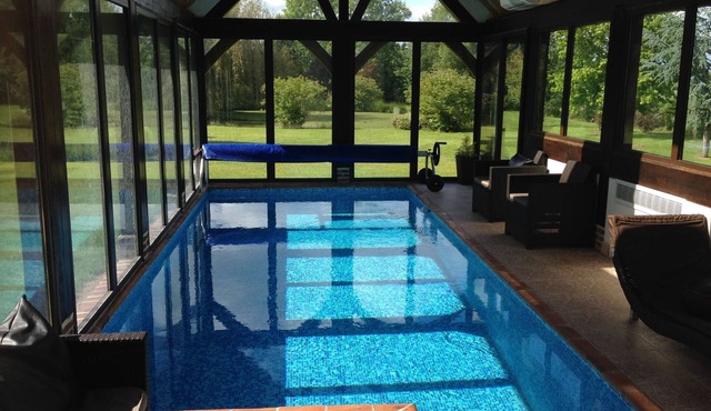 Norman houses for 12 pers.- Heated swimming pool - 30 km from the Normandy coast in Épaignes