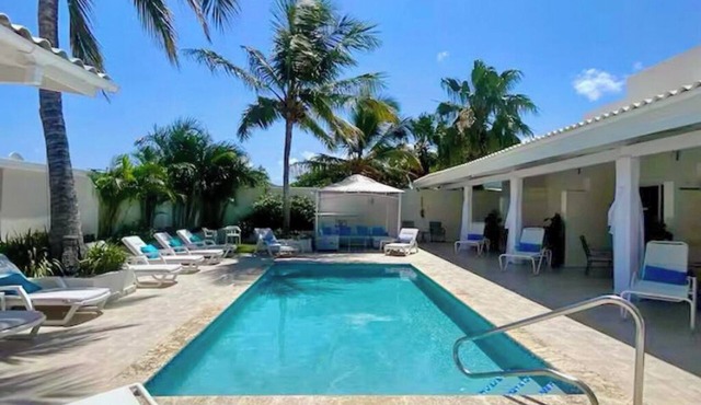 Palm Beach King Bed Suite 5 mins Walk to the a beach in oranjestad