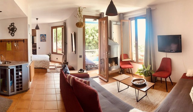 Sea view studio in Dar Bouazza