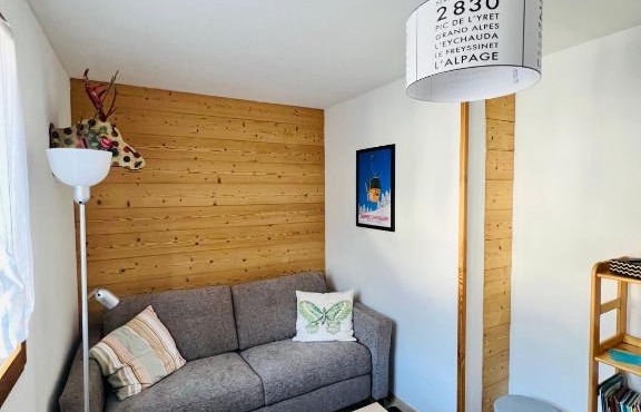 Serre Chevalier, appartement T3, 4 personnes plein sud avec balcon, près des pistes, Meublé touristique 3 étoiles in La Salle-les-Alpes