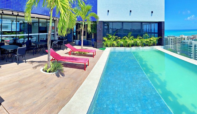 Vacanze - Edf. Sky Concept apt 1015, Piscina na Cobertura com Vista Panorâmica in Maceió