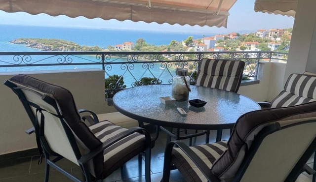 Villa Seaside View Complex with Shared pool in Volos