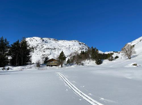 Vintage Norwegian Cabin Hyttekos i Lofoten in Valberg