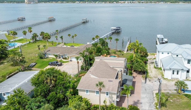 Waterfall Grotto Pool | Sunset on the Riverfront | Dock | Bring the Boat in Daytona Beach